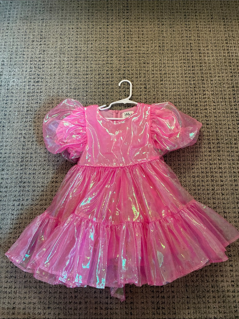 Lola + The Boys pink sequin dress